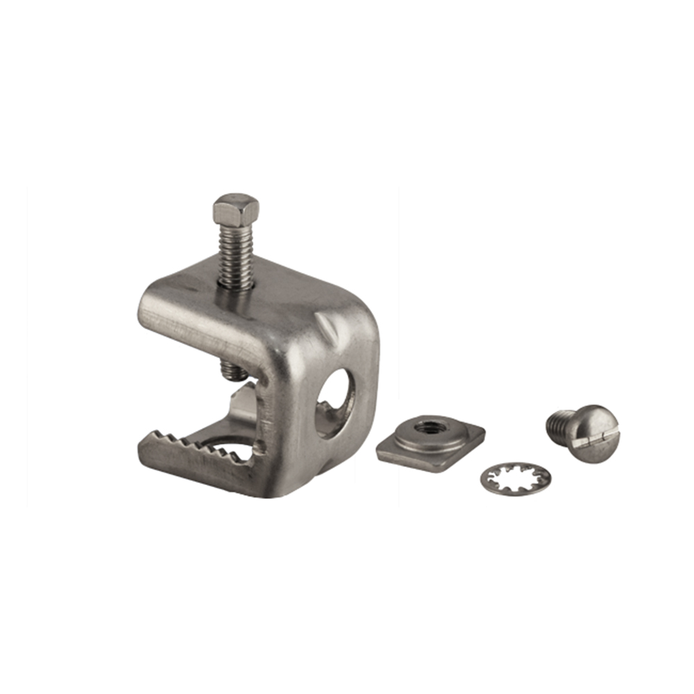 Miroc Galvanized Angle Adapter with 3/8 Inch Tapped Hole (10-Pack) from GME Supply